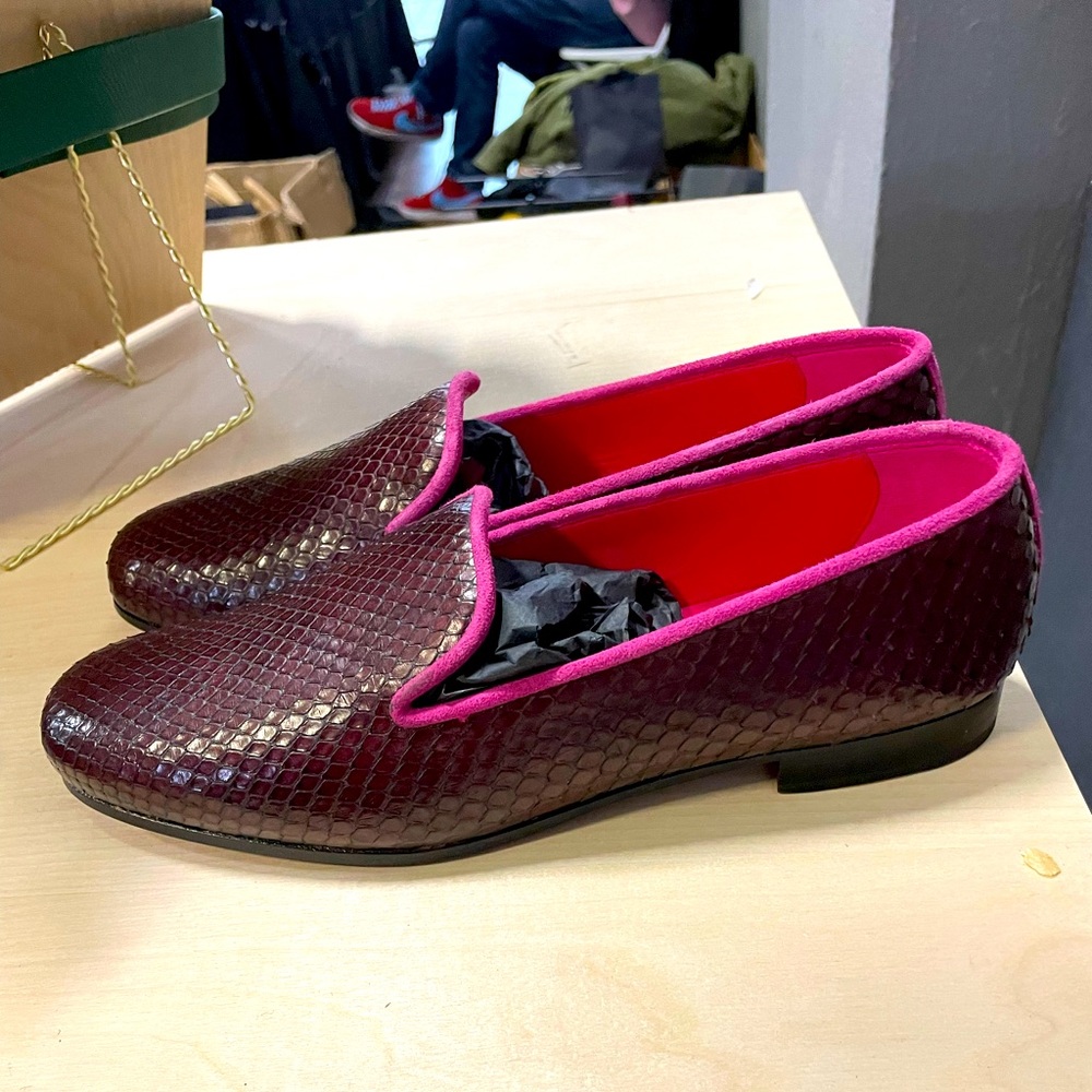 Snake Skin Authentic Python Flats - image 2